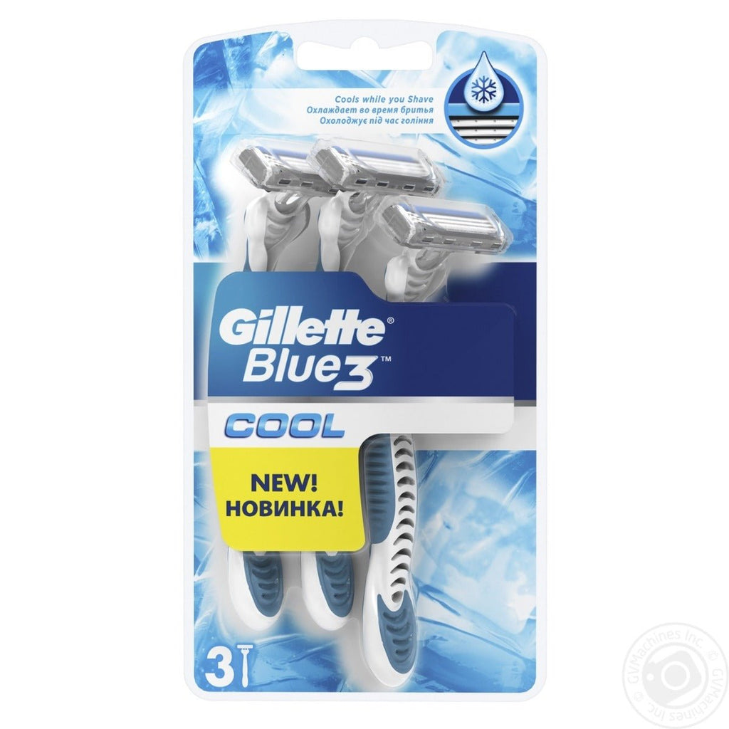 Gillette Blue 3 Cool Razor | Bloom Pharmacy