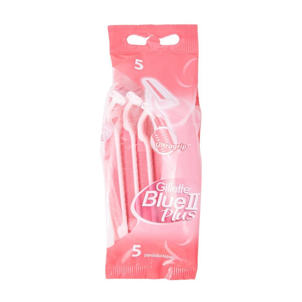 Gillette Blue II Plus For Women - 5 Disposable Razors
