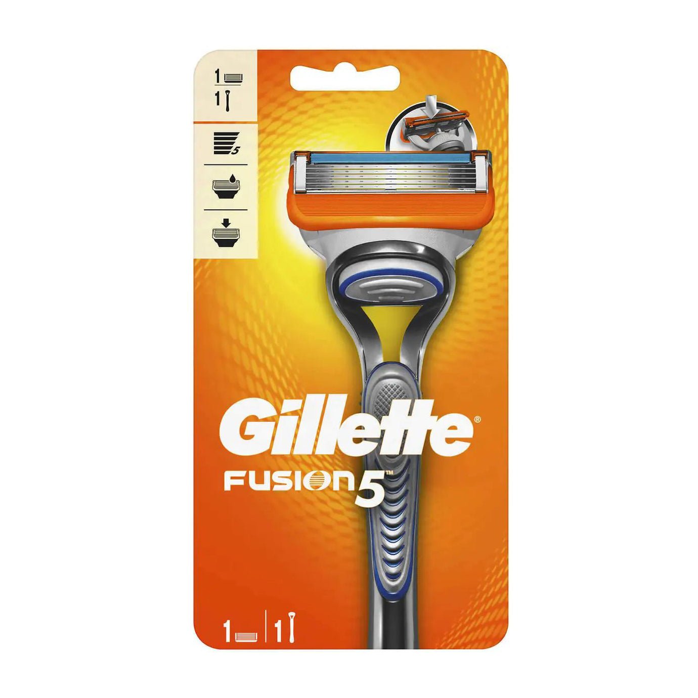 Gillette Fusion5 Men Razor – 1 Blade - Bloom Pharmacy