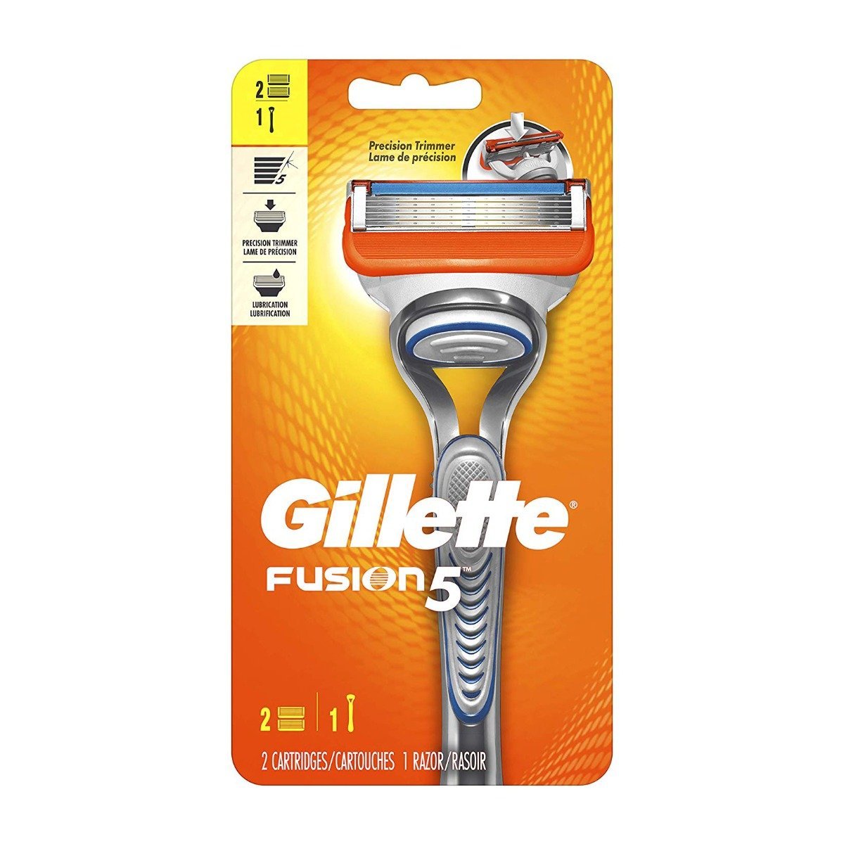 Gillette Fusion5 Razor + 2 Blades | Bloom Pharmacy