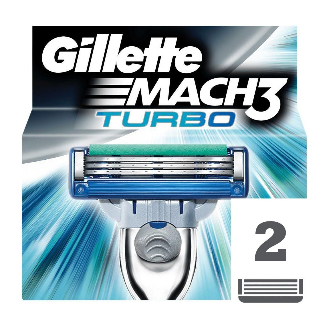 Gillette Mach3 Turbo Razor Blades