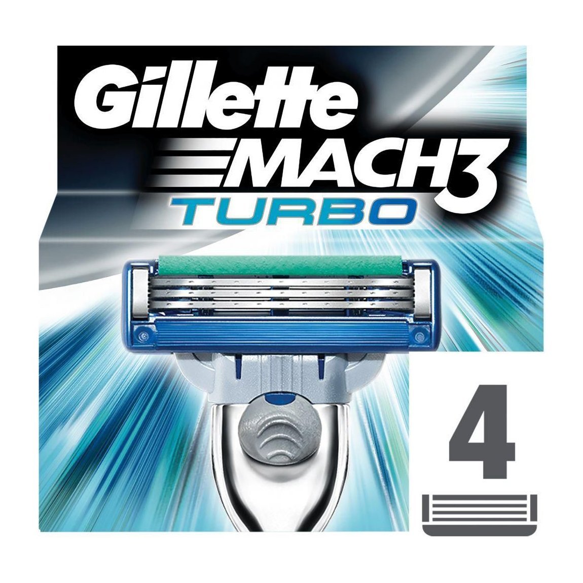 Gillette Mach3 Turbo Razor Blades