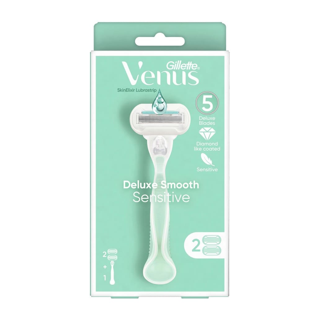 Gillette Venus Deluxe Smooth Sensitive - 2 Blades - Bloom Pharmacy