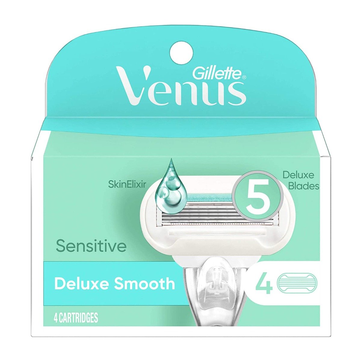 Gillette Venus Deluxe Smooth Sensitive - 4 Razors - Bloom Pharmacy