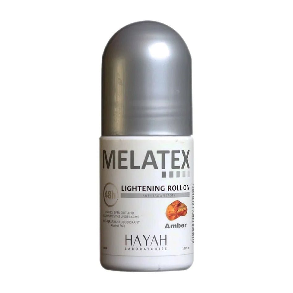 Hayah Melatex Amber Lightening Roll On Deodorant - 40ml - Bloom Pharmacy