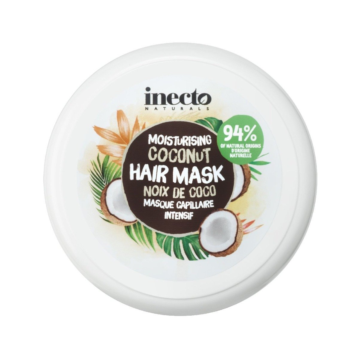 Inecto Moisturising Coconut Hair Mask - 300ml - Bloom Pharmacy