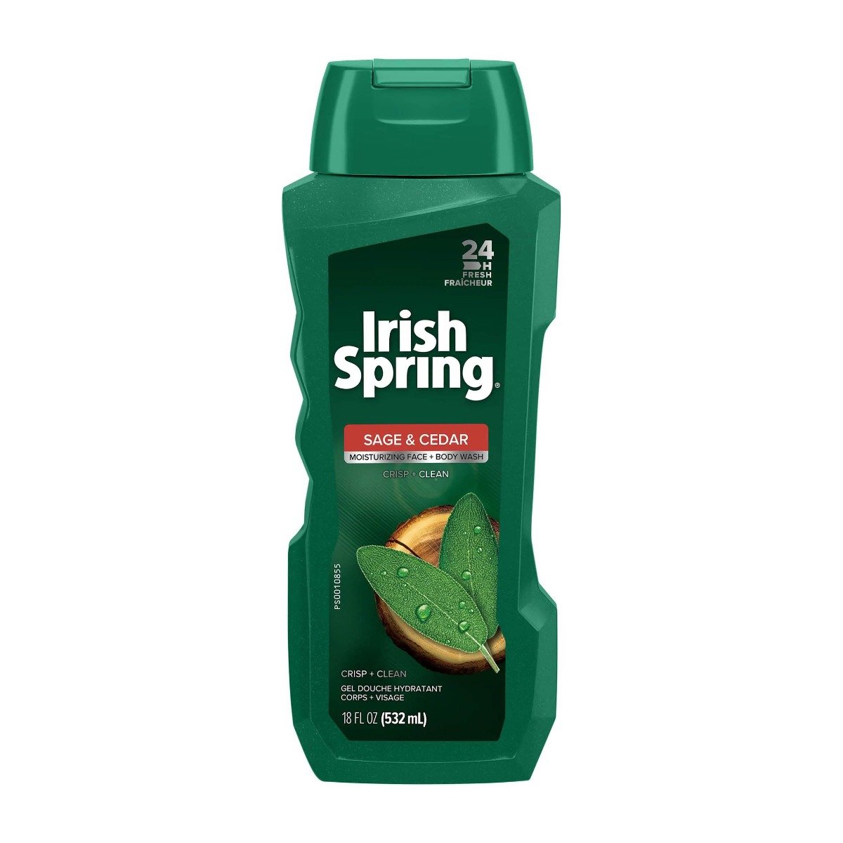 Irish Spring Sage & Cedar Moisturizing Face + Body Wash – 532ml - Bloom Pharmacy