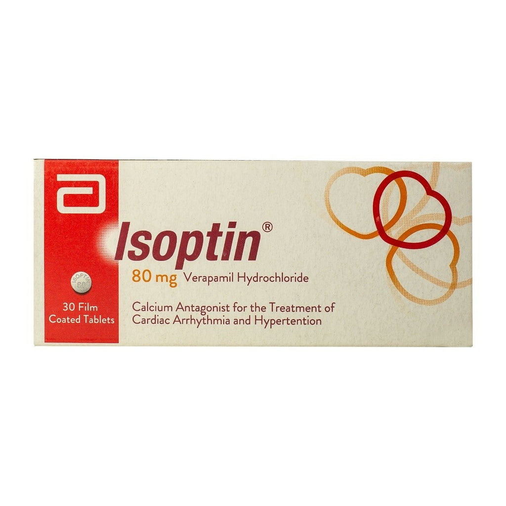 Isoptin 80 mg - 30 Tablets | Bloom Pharmacy