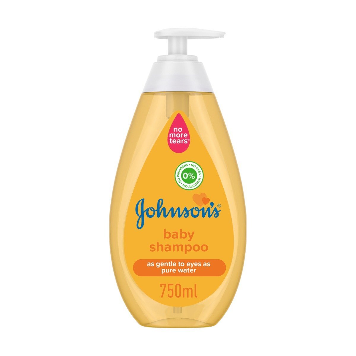 Johnsons As Gentle To Eyes as Pure Water Baby Shampoo - 750ml