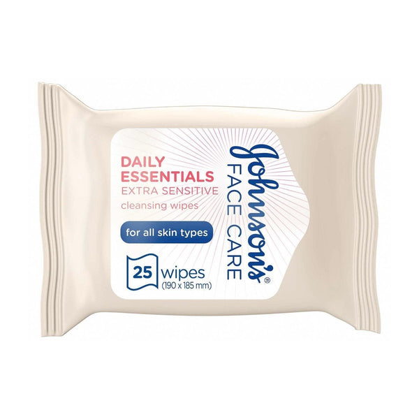 Johnson's sensitive face hotsell wipes