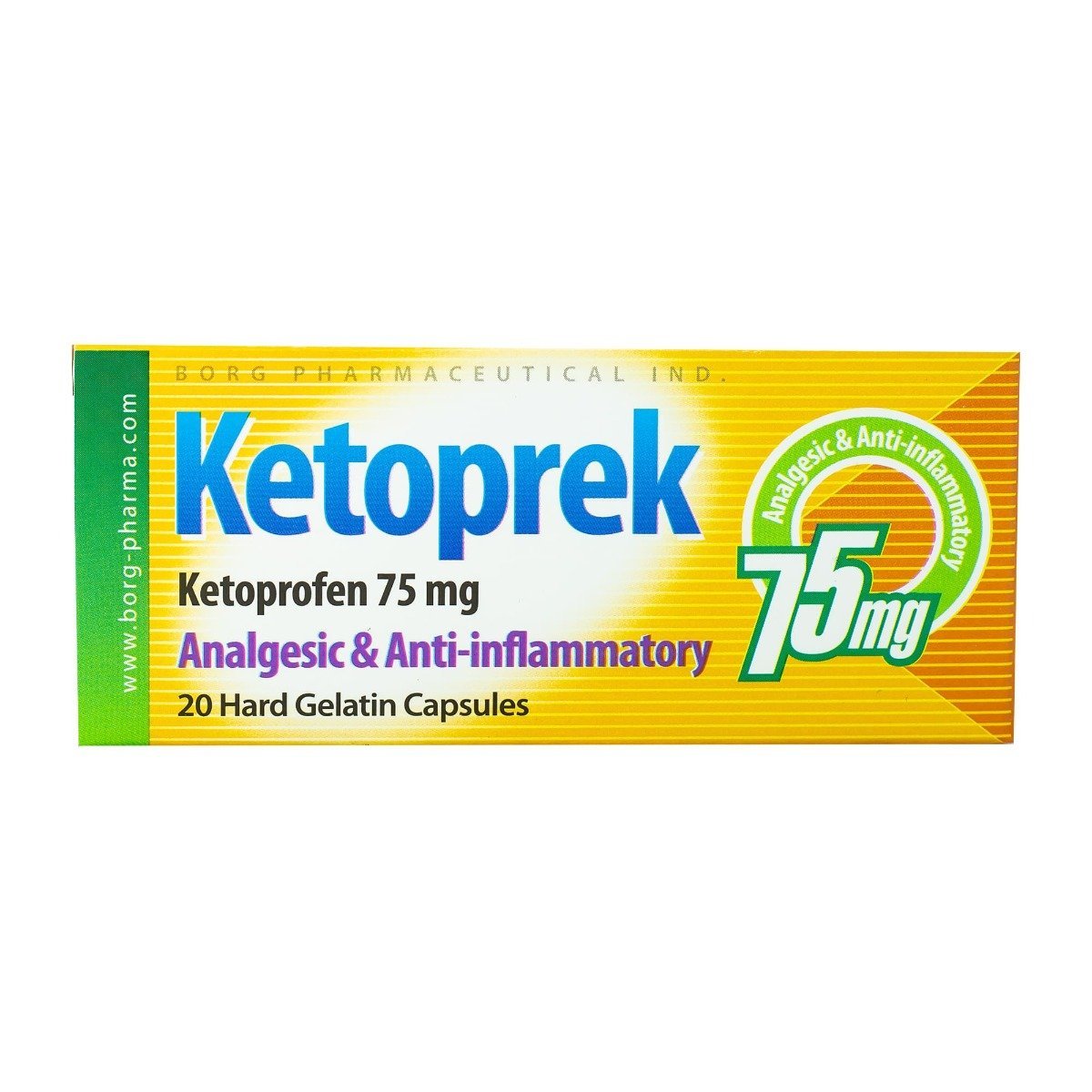 Ketoprek 75 mg - 20 Capsules - Bloom Pharmacy