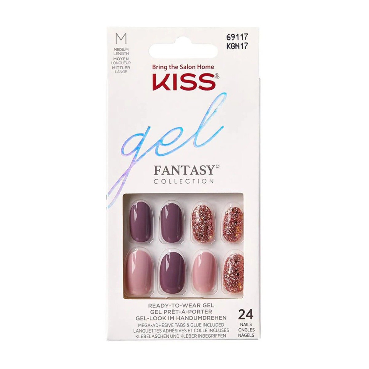 Kiss Gel Fantasy kGN17C Nails – 69117 - Bloom Pharmacy