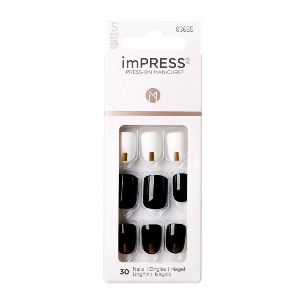 Kiss Impress Short Midnight Drive Nails - 83655 - Bloom Pharmacy