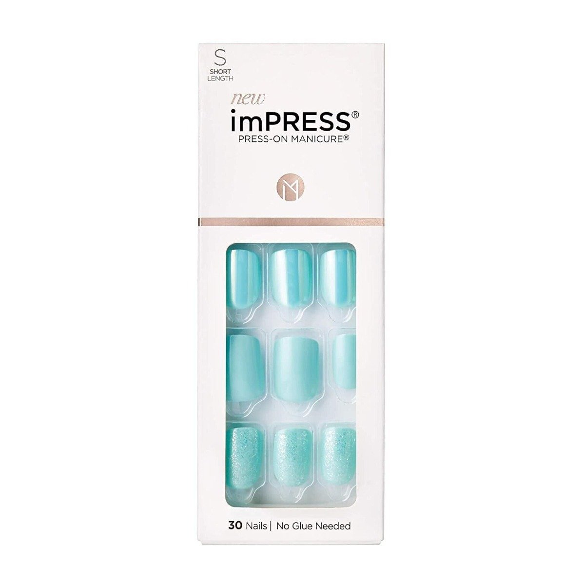 Kiss Impress Short Rain Check Nails - 83773 - Bloom Pharmacy