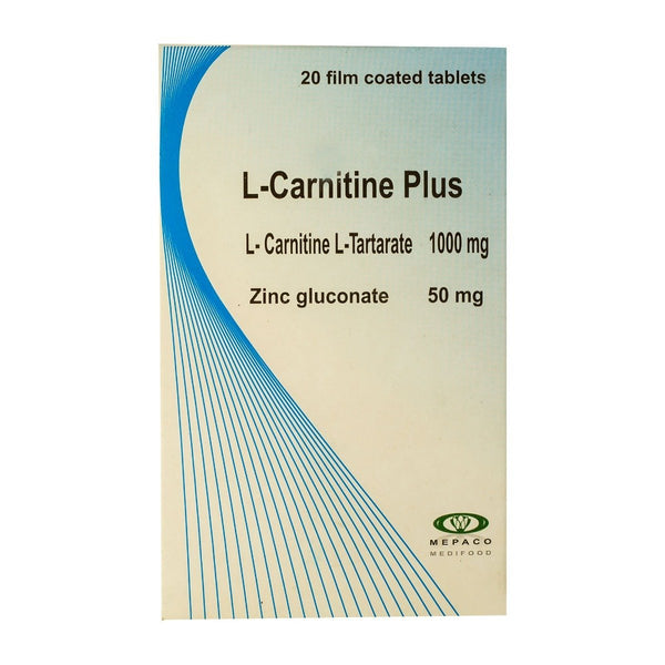 L Carnitine Plus - 20 Tablets | Bloom Pharmacy