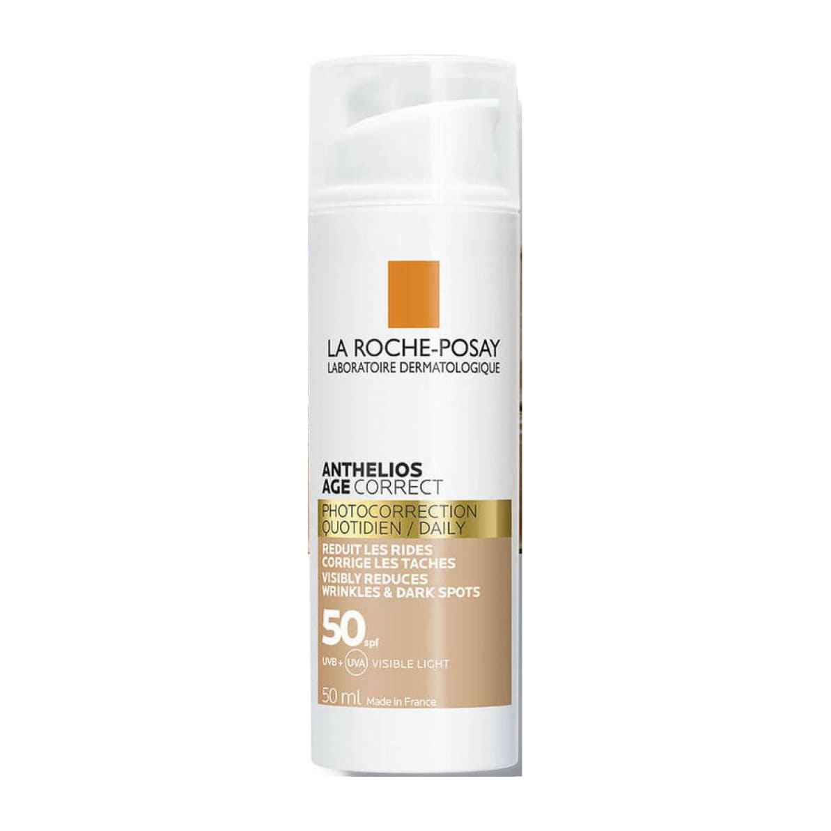 La Roche-Posay Anthelios Age Correct Tinted SPF 50+ Cream - 50ml - Bloom Pharmacy