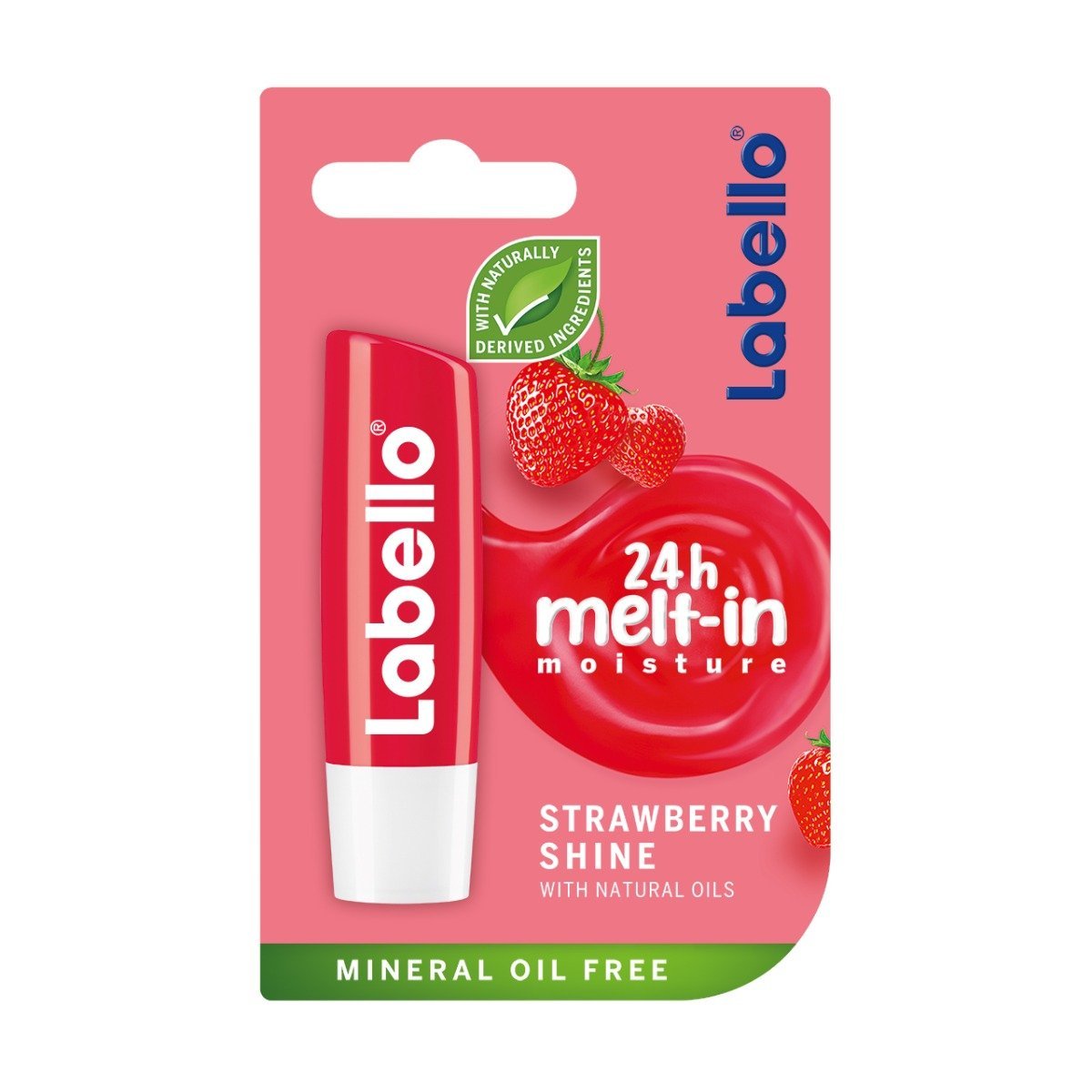 Labello Strawberry Shine Lip Balm – 4.8gm - Bloom Pharmacy