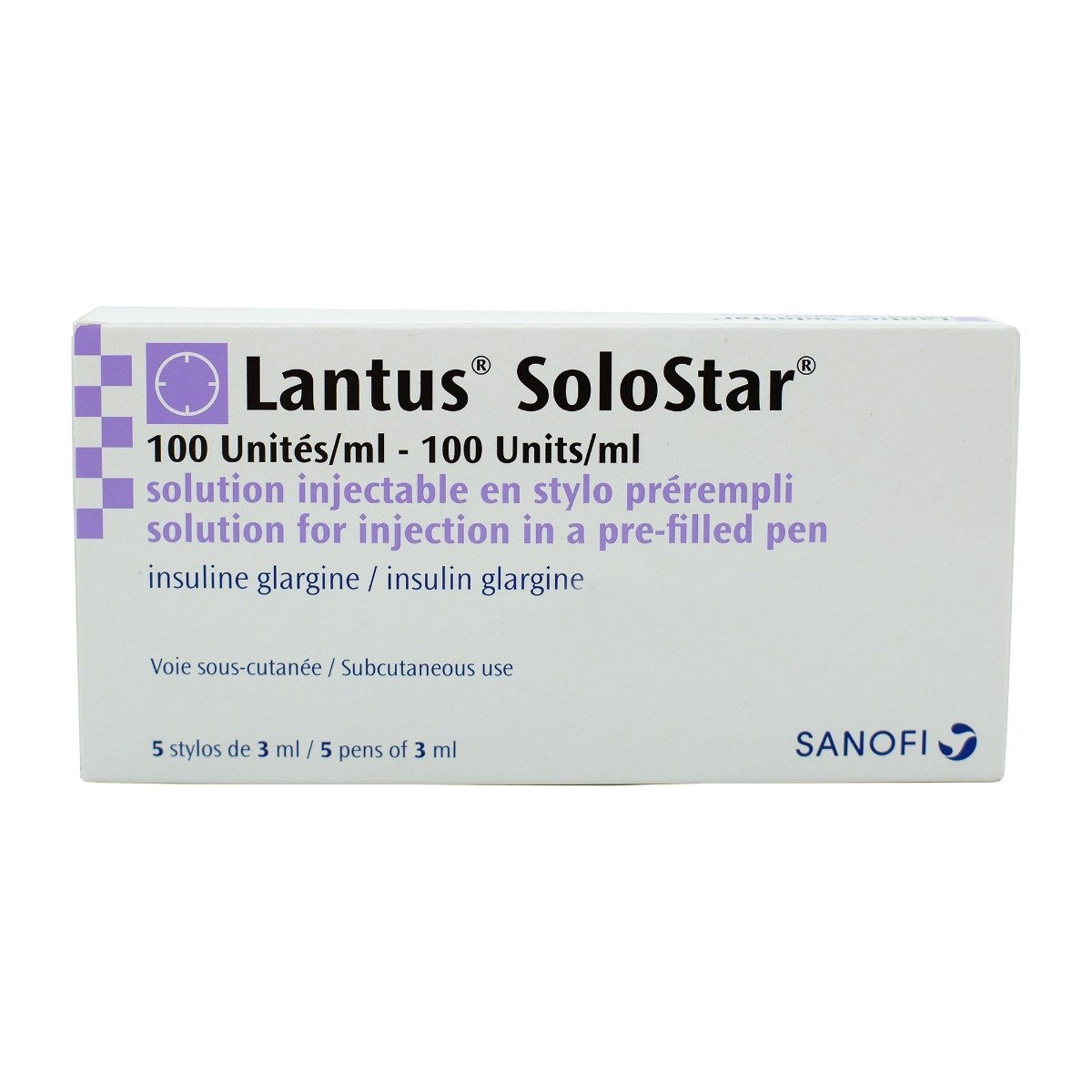 Lantus Solostar 100 IU-ml 3ml-Pen - 5 Pens - Bloom Pharmacy