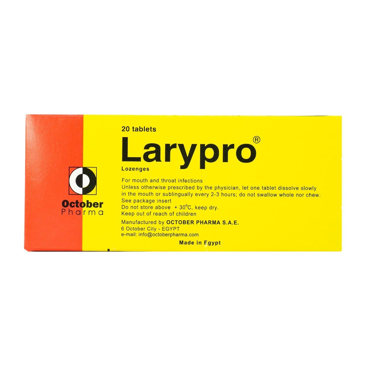 Larypro - 20 Lozenges - Bloom Pharmacy