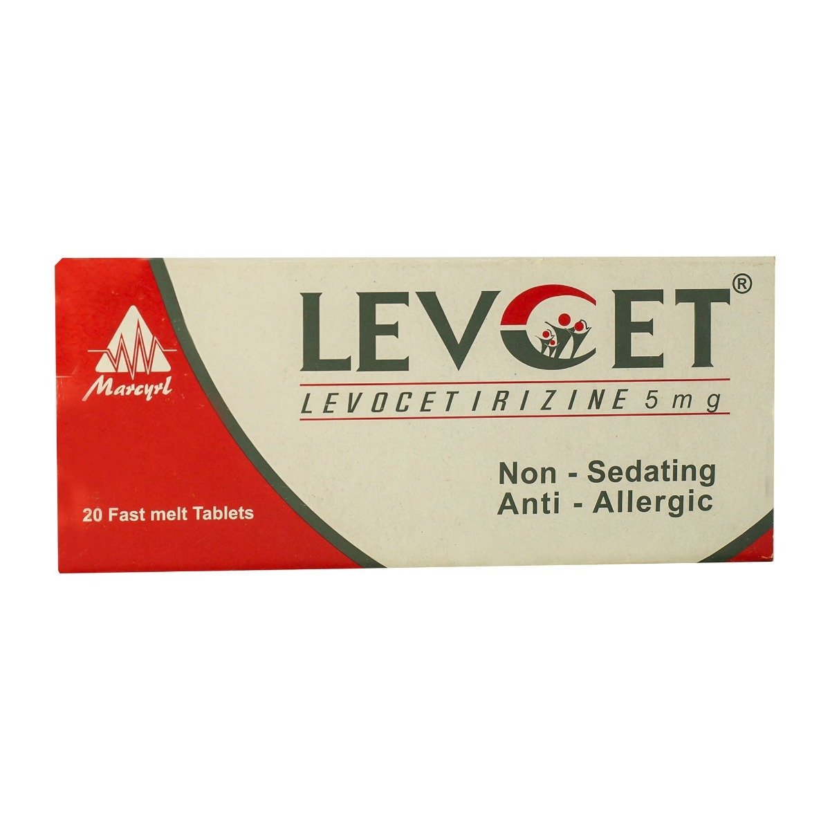 Levcet 5 mg - 20 Tablets - Bloom Pharmacy