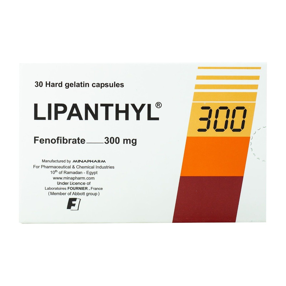 Lipanthyl 300 mg - 30 Capsules - Bloom Pharmacy