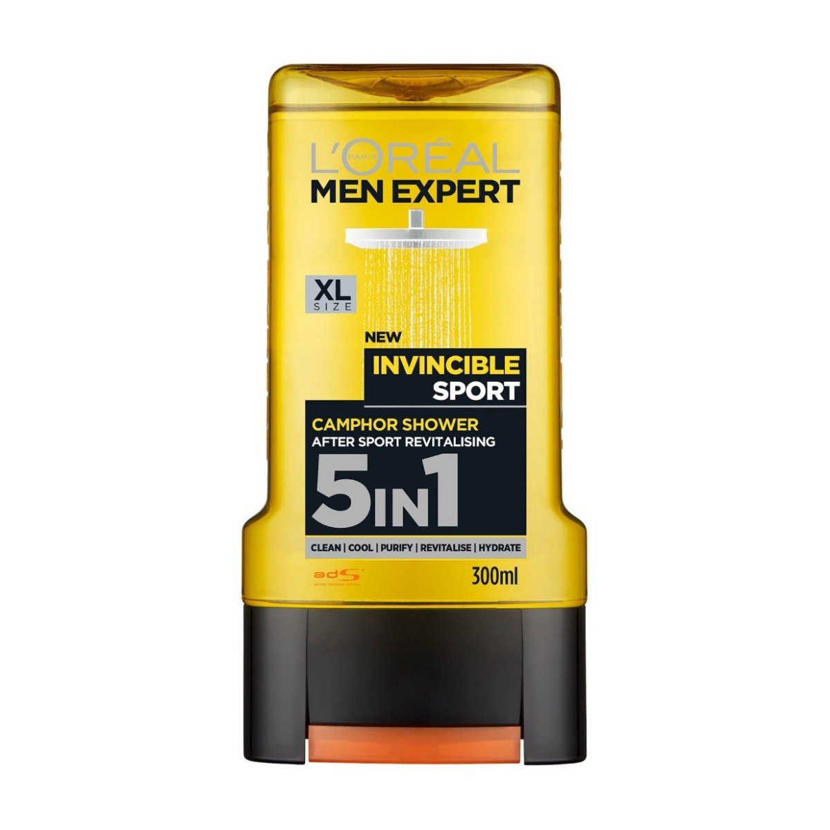 L'Oreal Men Expert Invincible Sport Shower Gel - 300ml - Bloom Pharmacy