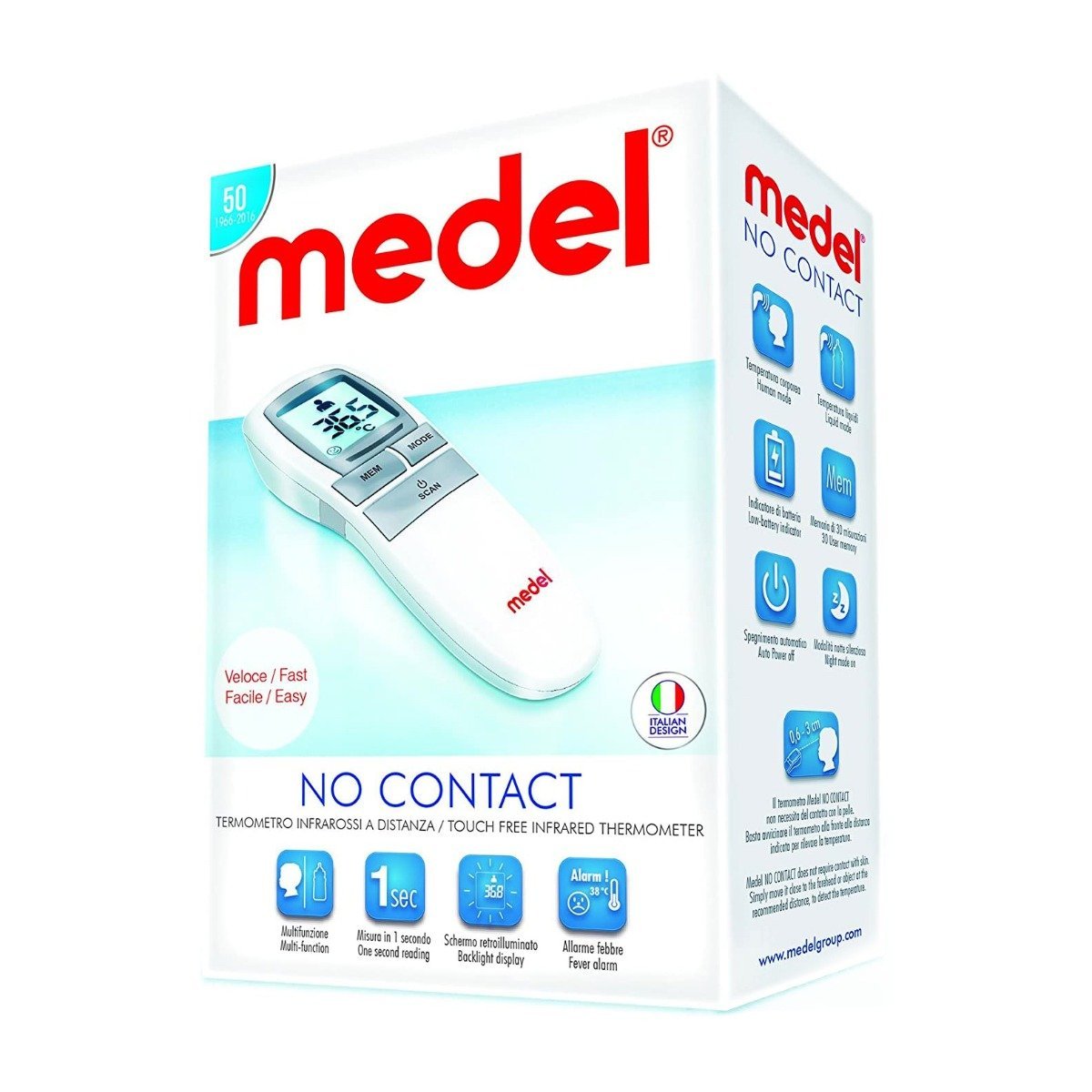 Medel No-Contact Touch Free Infrared Thermometer - Bloom Pharmacy