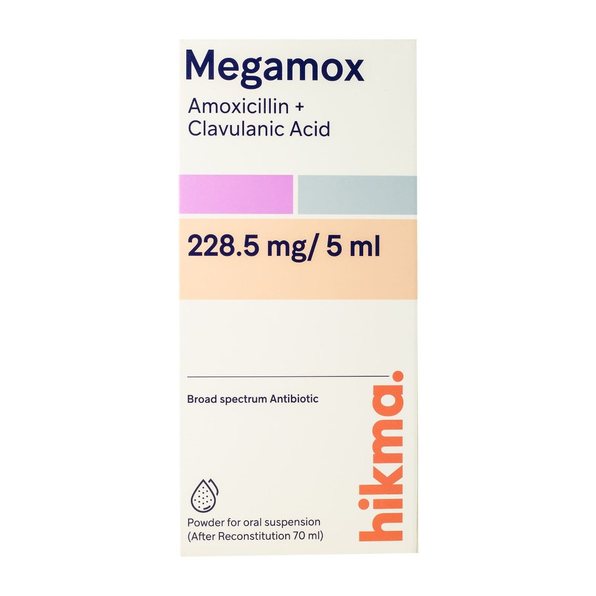 Megamox 228 mg-5 ml Suspension - 70 ml - Bloom Pharmacy