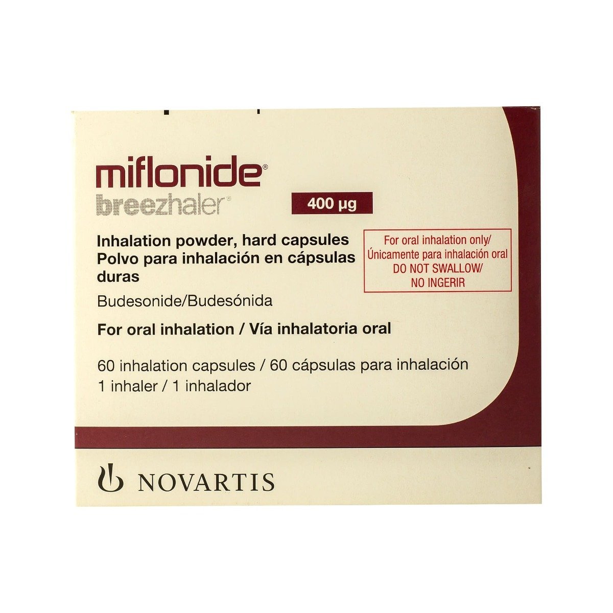 Miflonide 400 mcg - 60 Capsules For Inhalation - Bloom Pharmacy