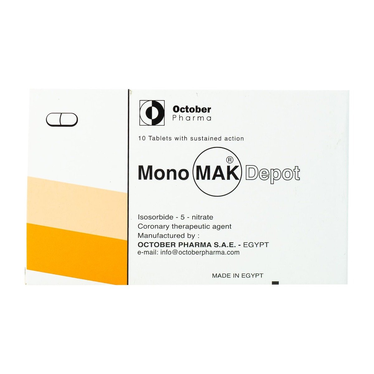Mono Mak Depo 100 mg - 10 Tablets - Bloom Pharmacy