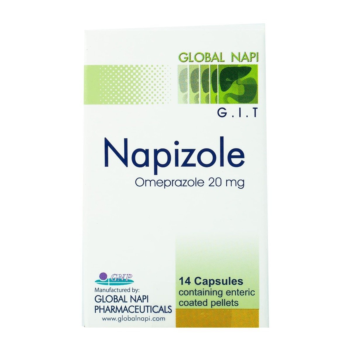 Napizole 20 mg - 14 Tablets - Bloom Pharmacy
