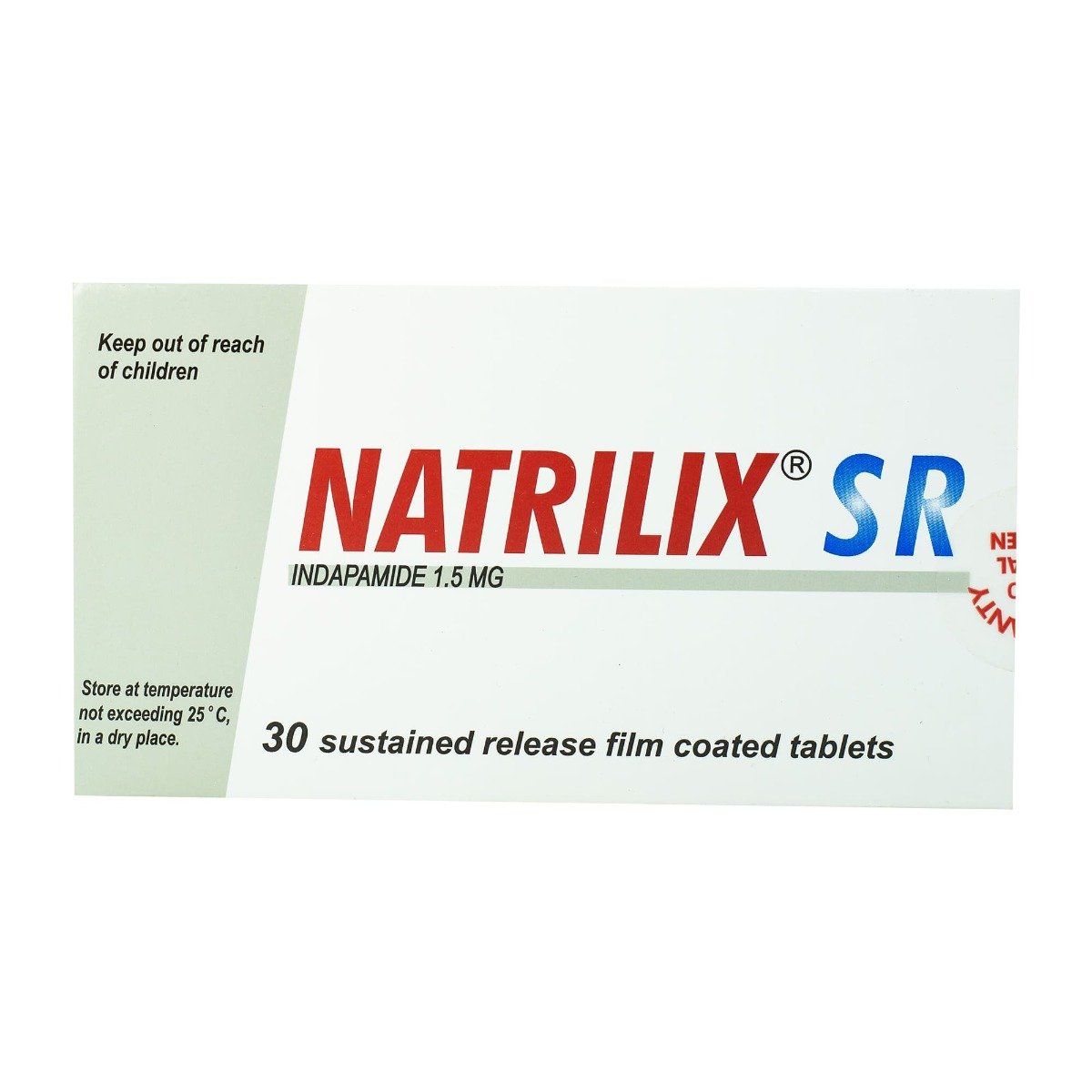 Natrilix SR 1.5 mg - 30 Tablets - Bloom Pharmacy