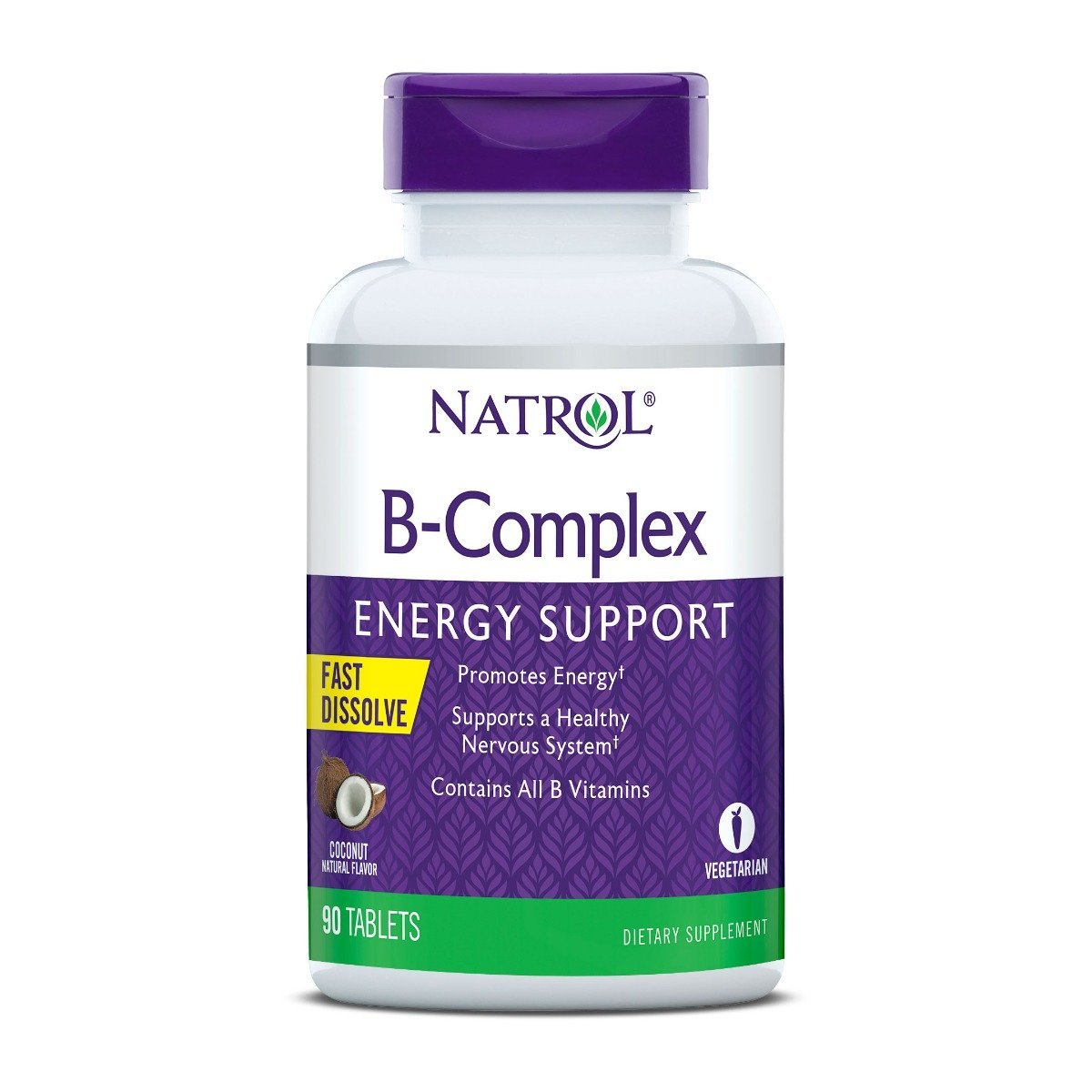 Natrol Vitamin B Complex Energy Support - 90 Tablets - Bloom Pharmacy