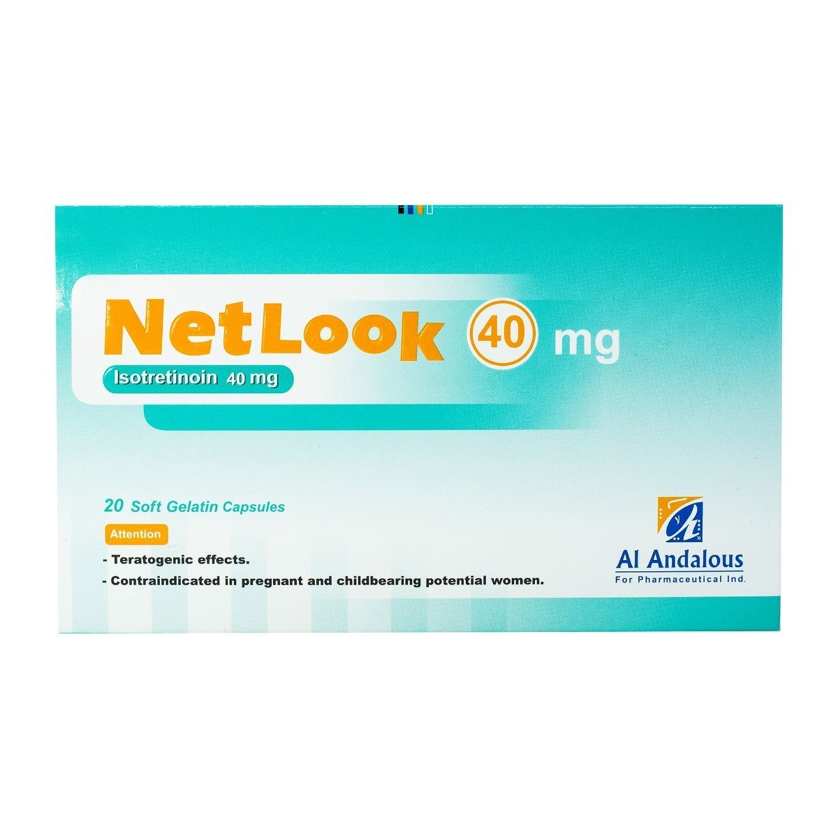 Netlook 40 mg - 20 Capsules - Bloom Pharmacy
