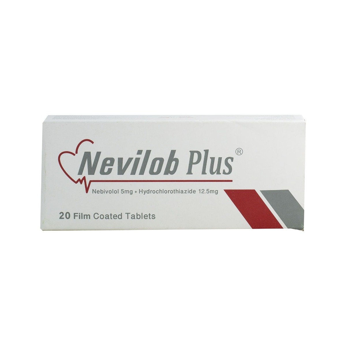 Nevilob Plus 5 mg-12.5 mg - 20 Tablets - Bloom Pharmacy