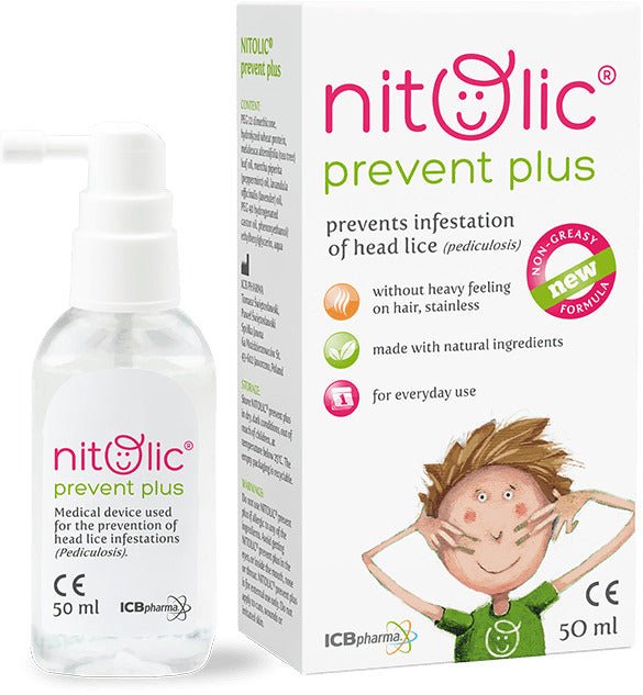 Nitolic Prevent Plus Lice Spray- 50ml - Bloom Pharmacy