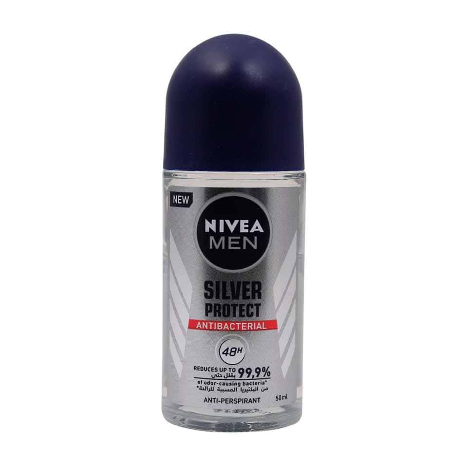Nivea Men Silver Protect Anti-Perspirant Roll-On – 50ml - Bloom Pharmacy