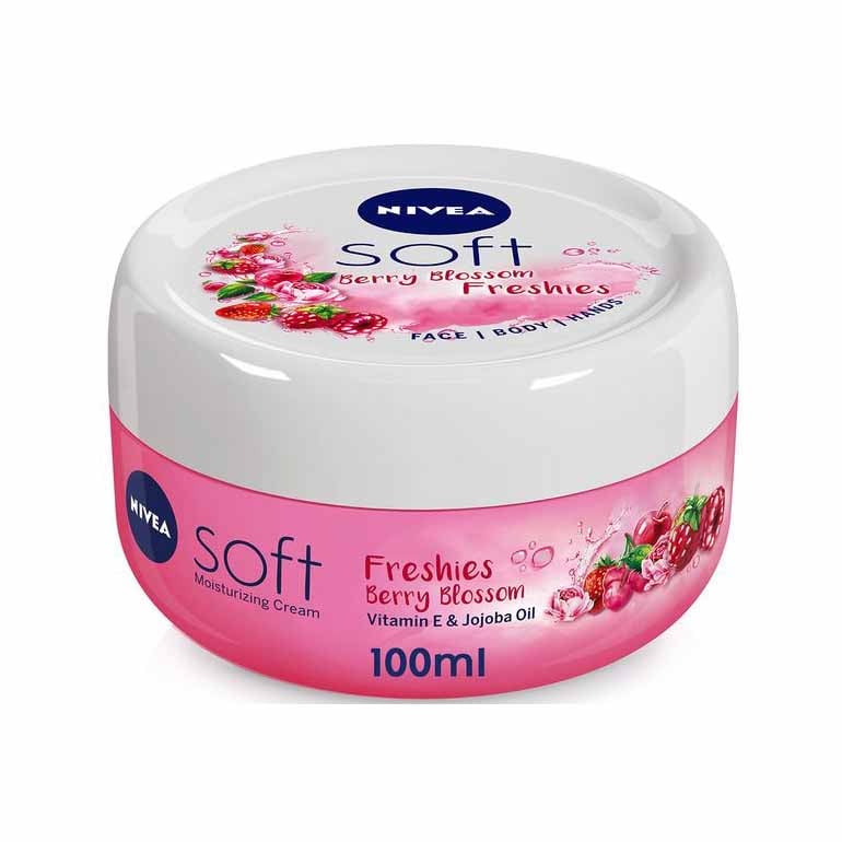 Nivea Soft Freshies Berry Blossom Cream - 100ml - Bloom Pharmacy
