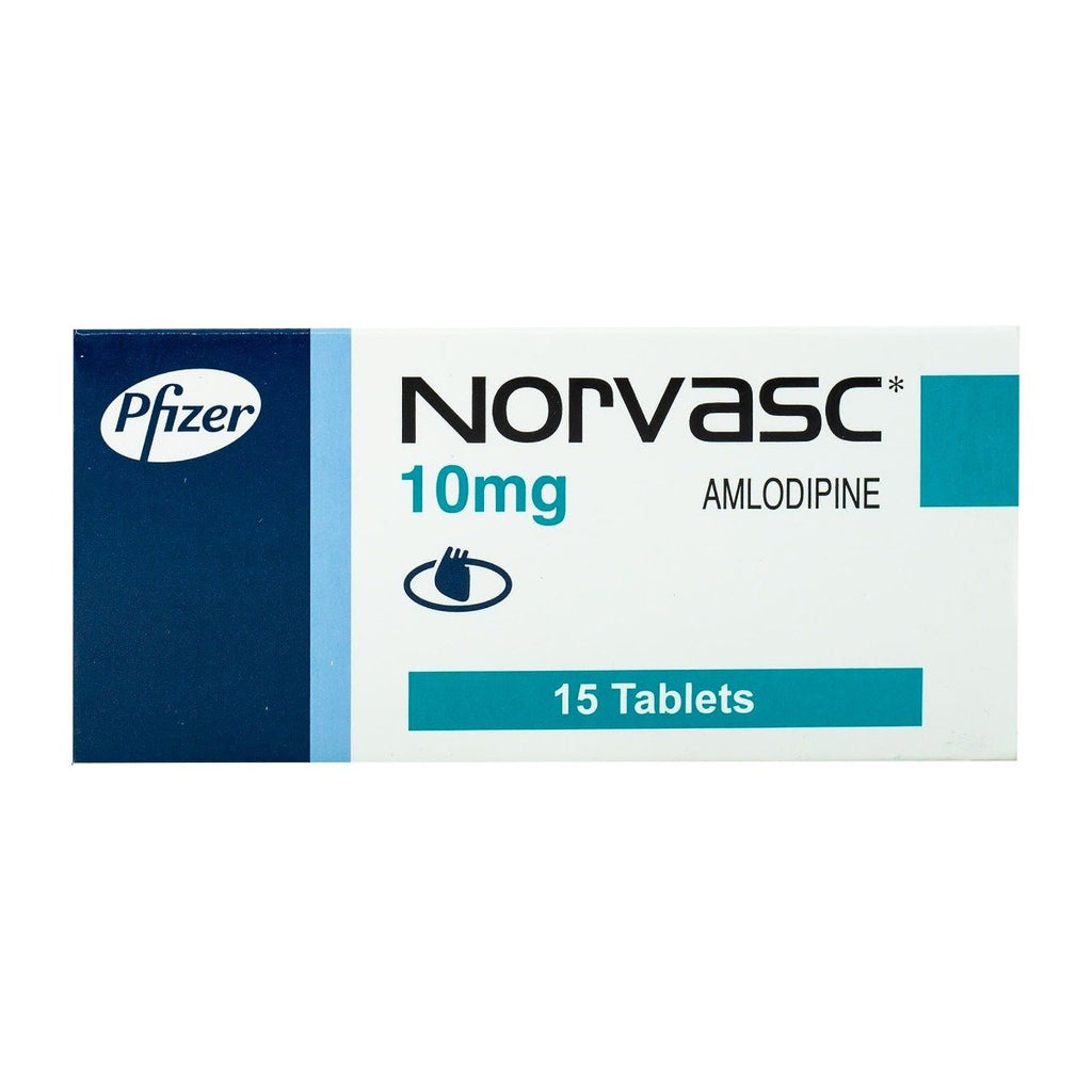 Norvasc 10 mg - 15 Tablets | Bloom Pharmacy