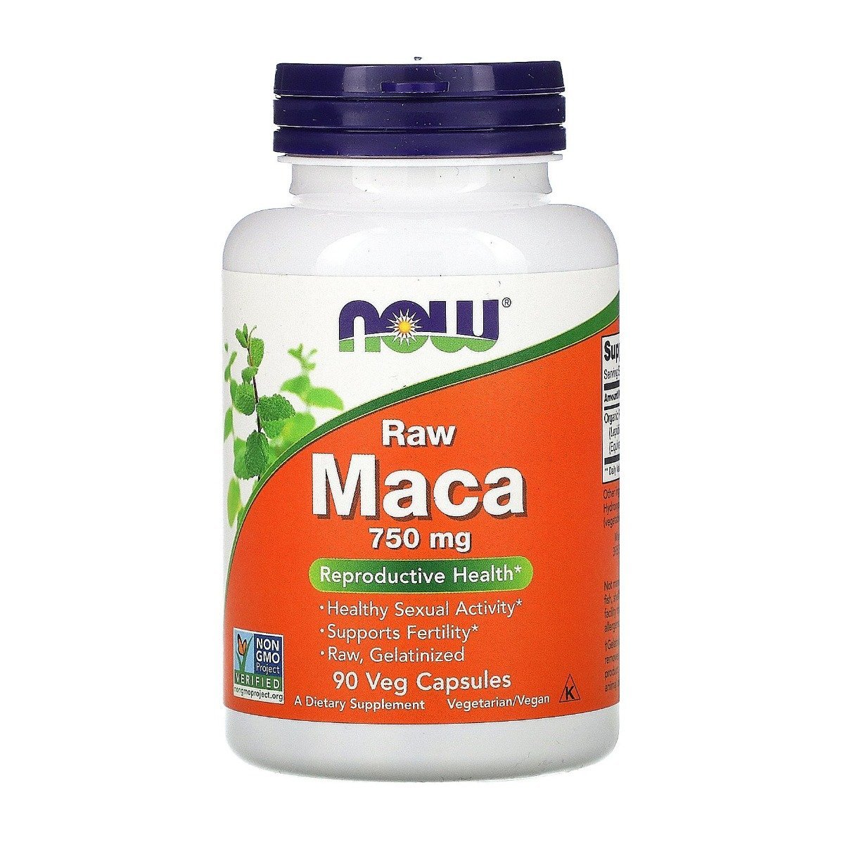 Now Maca 750 mg - 90 Capsules - Bloom Pharmacy