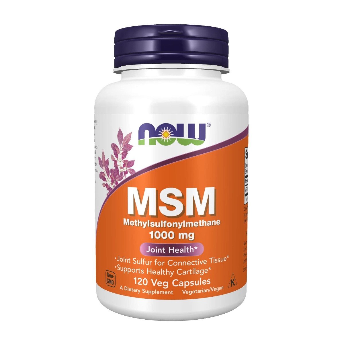 Now MSM 1000 mg Joint Health - 120 capsules - Bloom Pharmacy