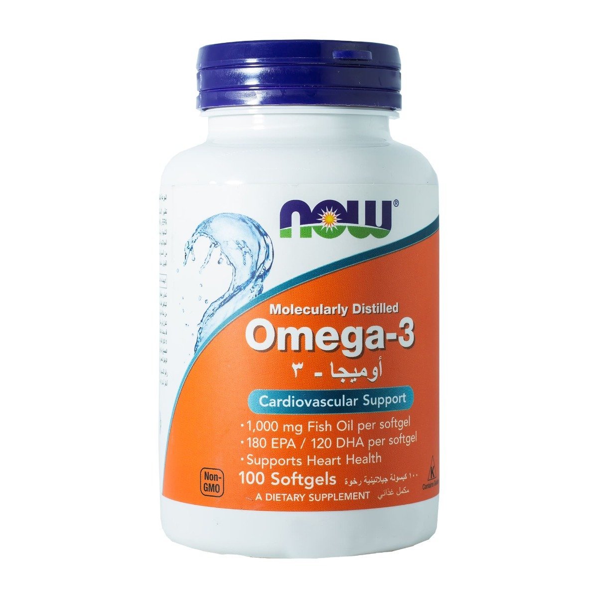 Now Omega 3 Fish Oil - 100 Capsules - Bloom Pharmacy
