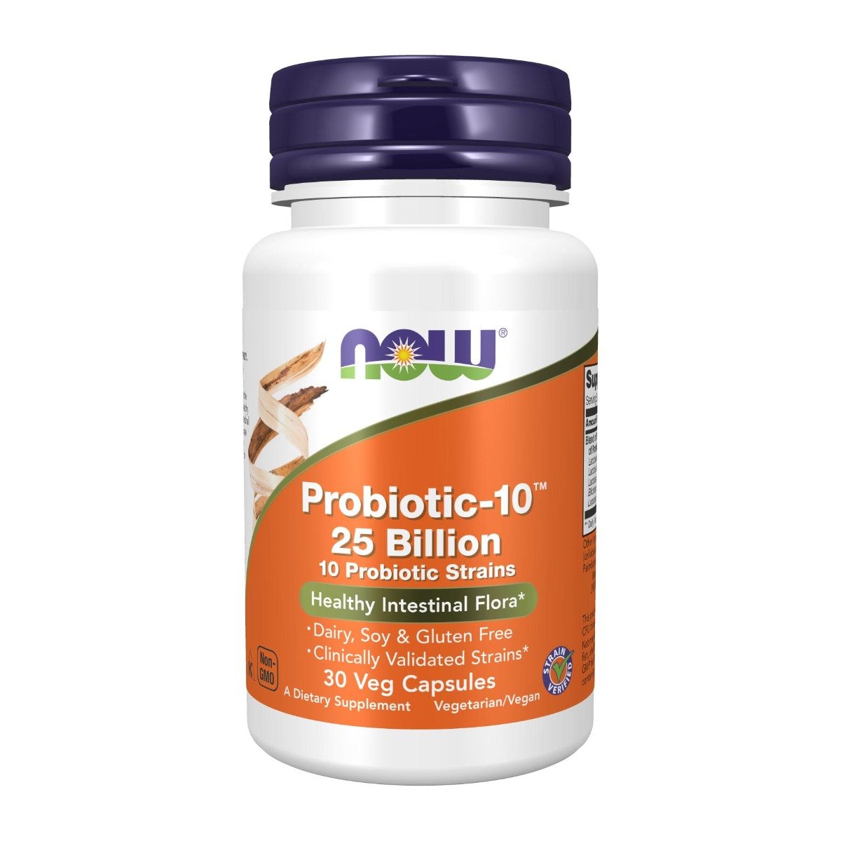 Now Probiotic-10 25 Billion CFU – 50 Capsules - Bloom Pharmacy