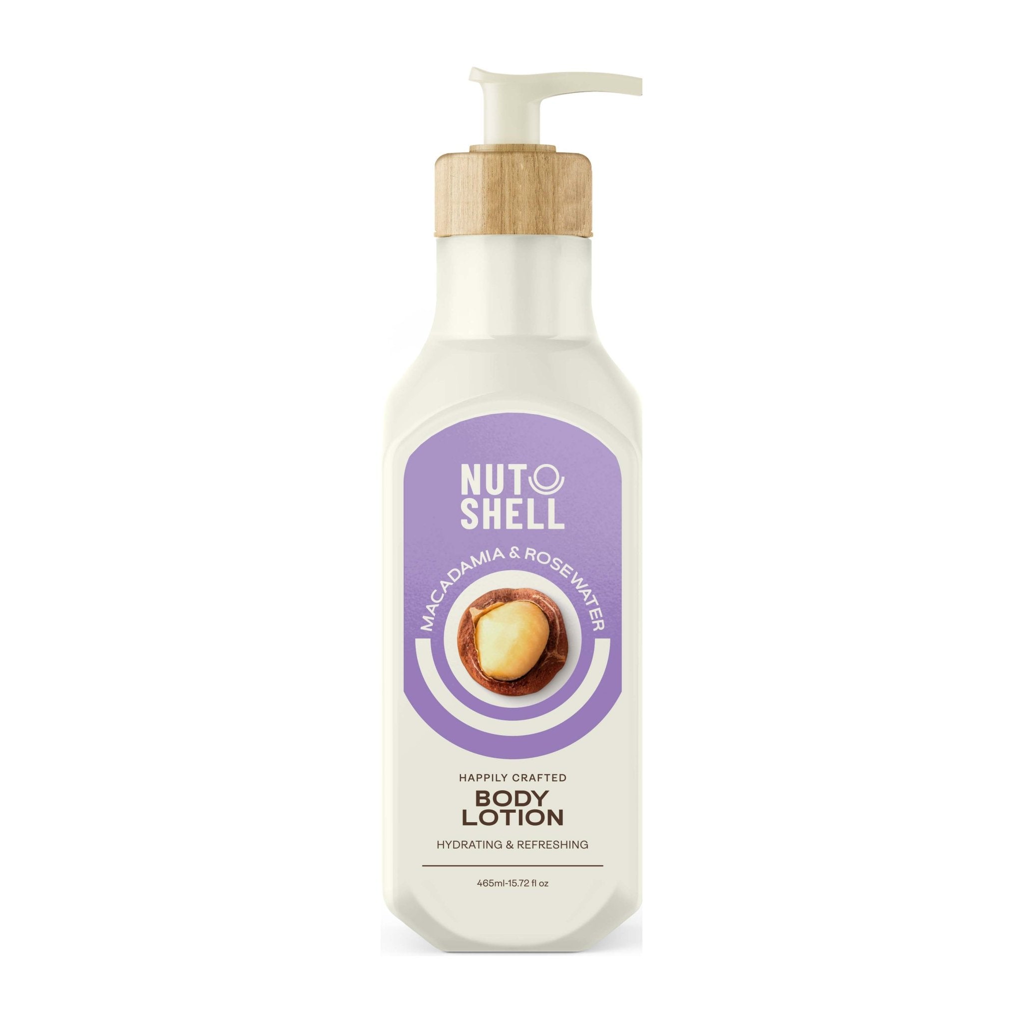 Nutshell Macadamia & Rose Water Body Lotion - 465ml - Bloom Pharmacy