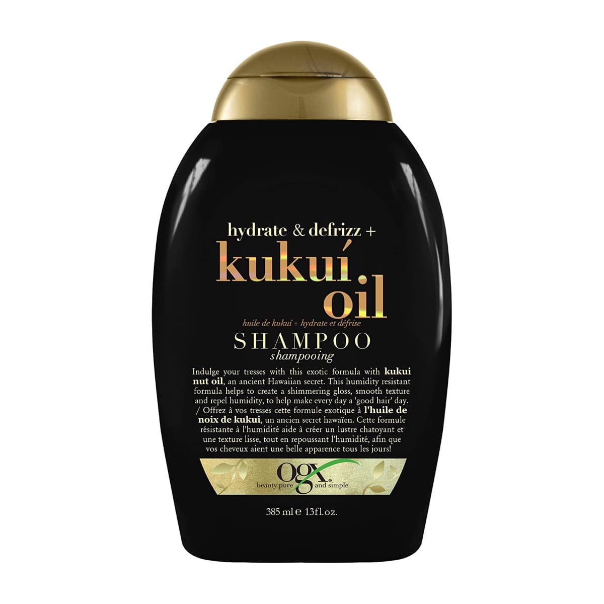 OGX Hydrate & Defrizz Kukui Oil Shampoo - 385ml - Bloom Pharmacy