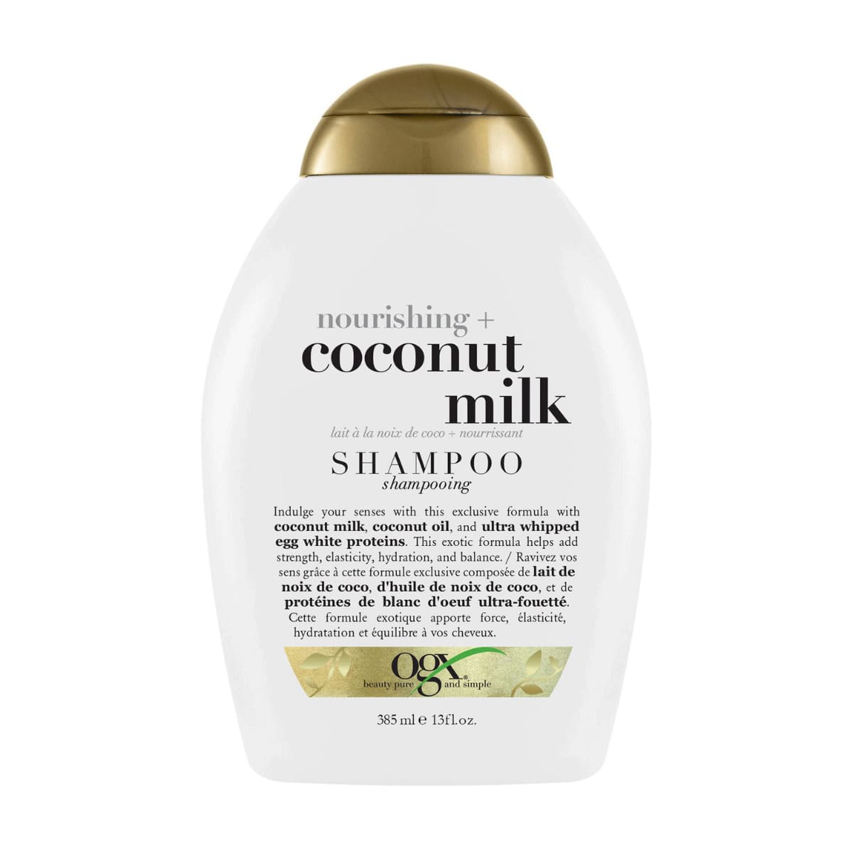 OGX Nourishing+ Coconut Milk Shampoo - 385ml - Bloom Pharmacy