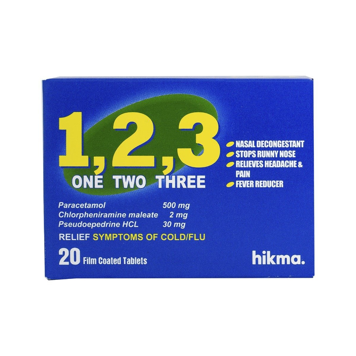 One Two Three - 20 Tablets | Bloom Pharmacy