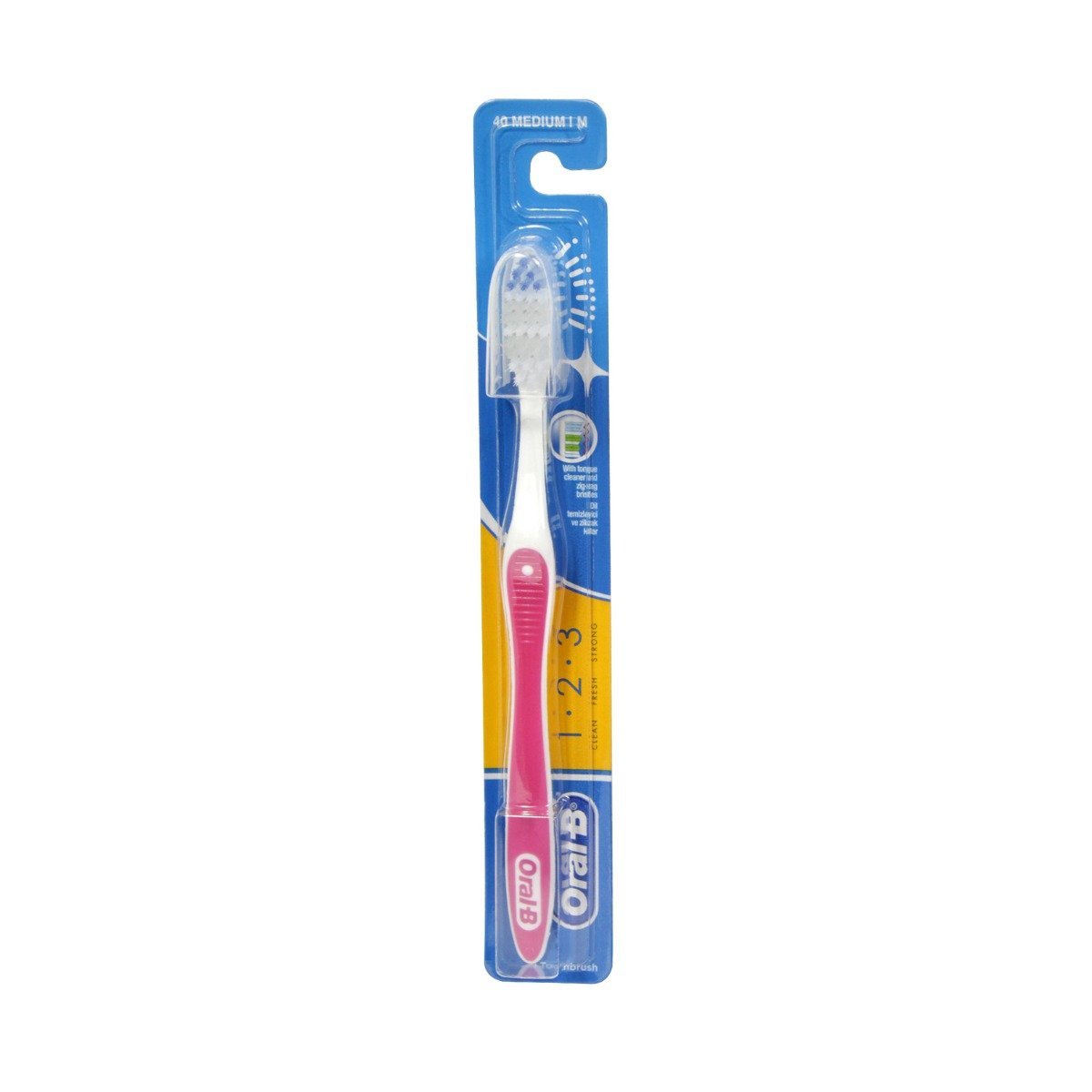 Oral-B 1 2 3 - 40 Medium - Bloom Pharmacy