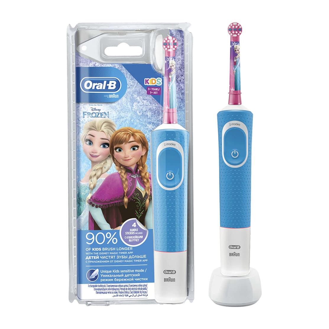 Oral-B D100 Frozen Kids 3+ Electric Toothbrush - Bloom Pharmacy