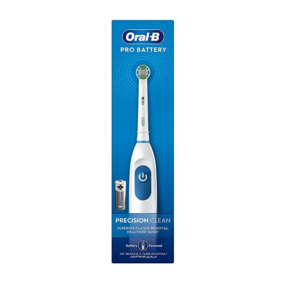 Oral-B-Pro Battery Precision Clean Electric Toothbrush - Bloom Pharmacy
